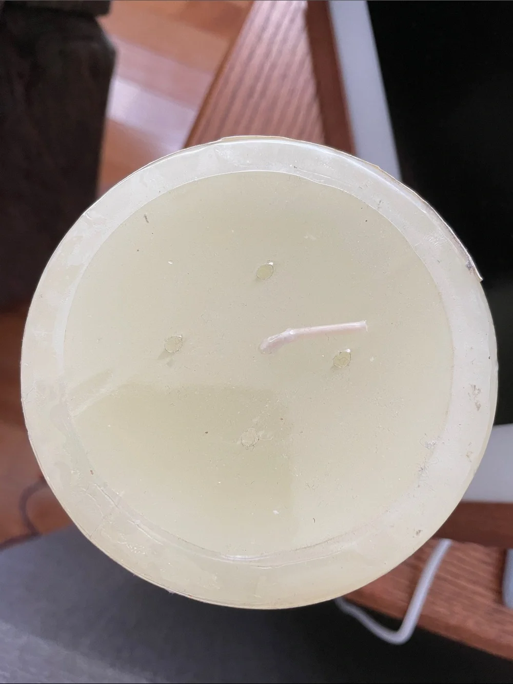 Surroundings Large Yellow Pillar Candle